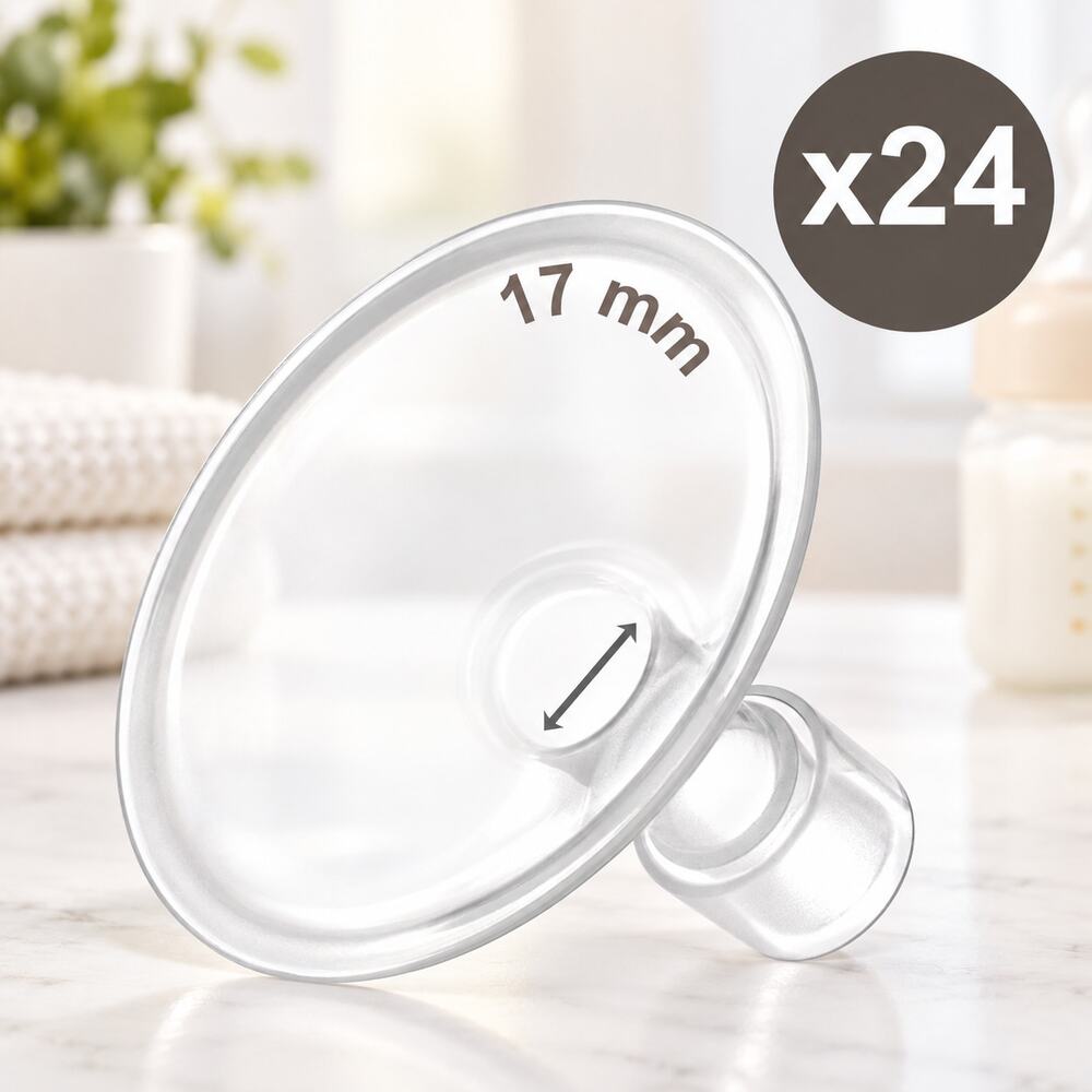 Maymom MyFit Crater 17mm Breastshields 24 Pack Medela Compatible Sealed